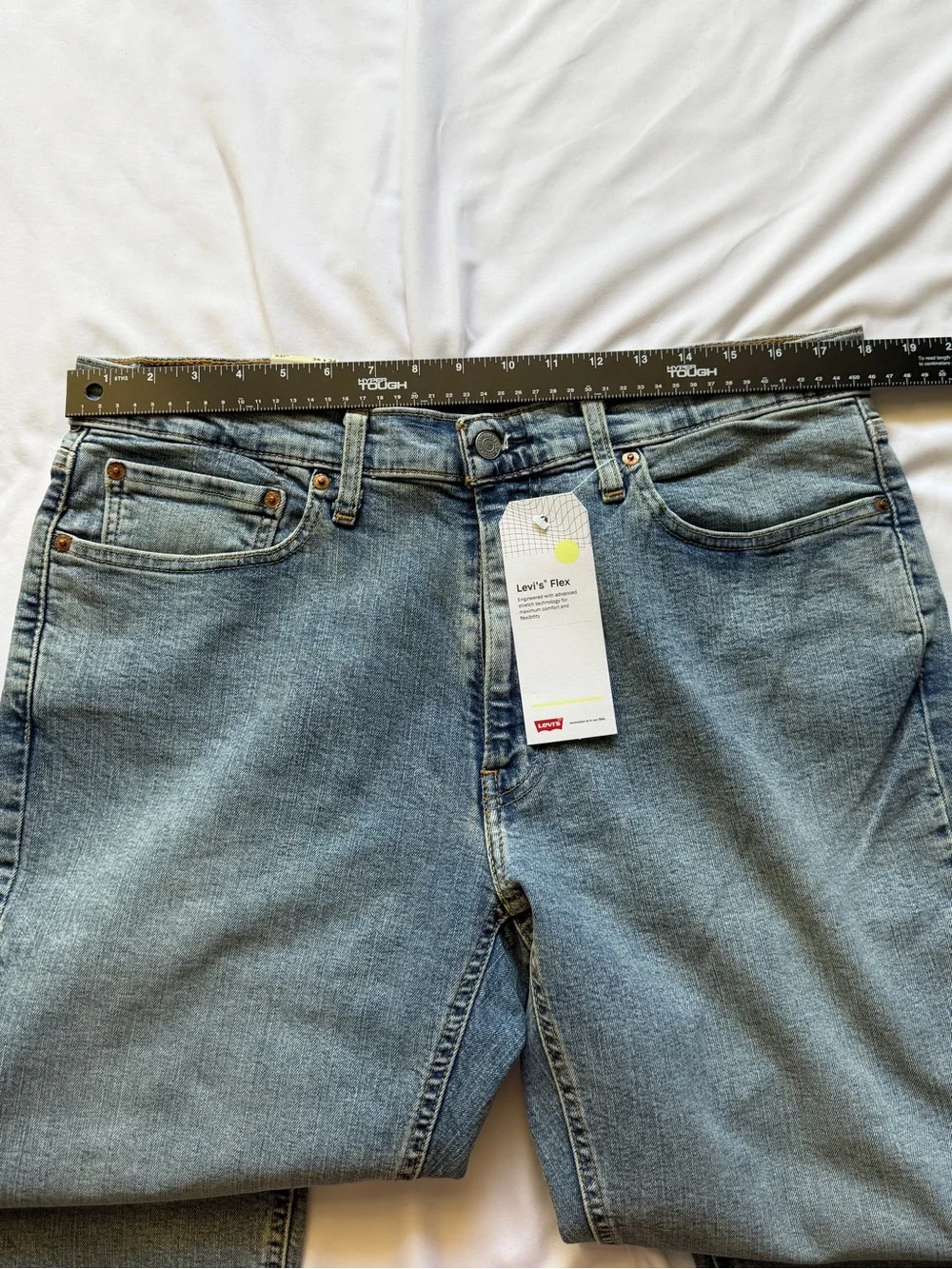 Levi’s 531 FLEX NWT 36x34 Light Blue Was Athletic Slim Stretch